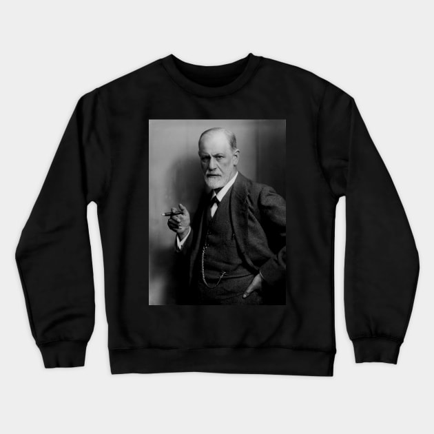 Sigmund Freud Artwork Crewneck Sweatshirt by Embrace Masculinity